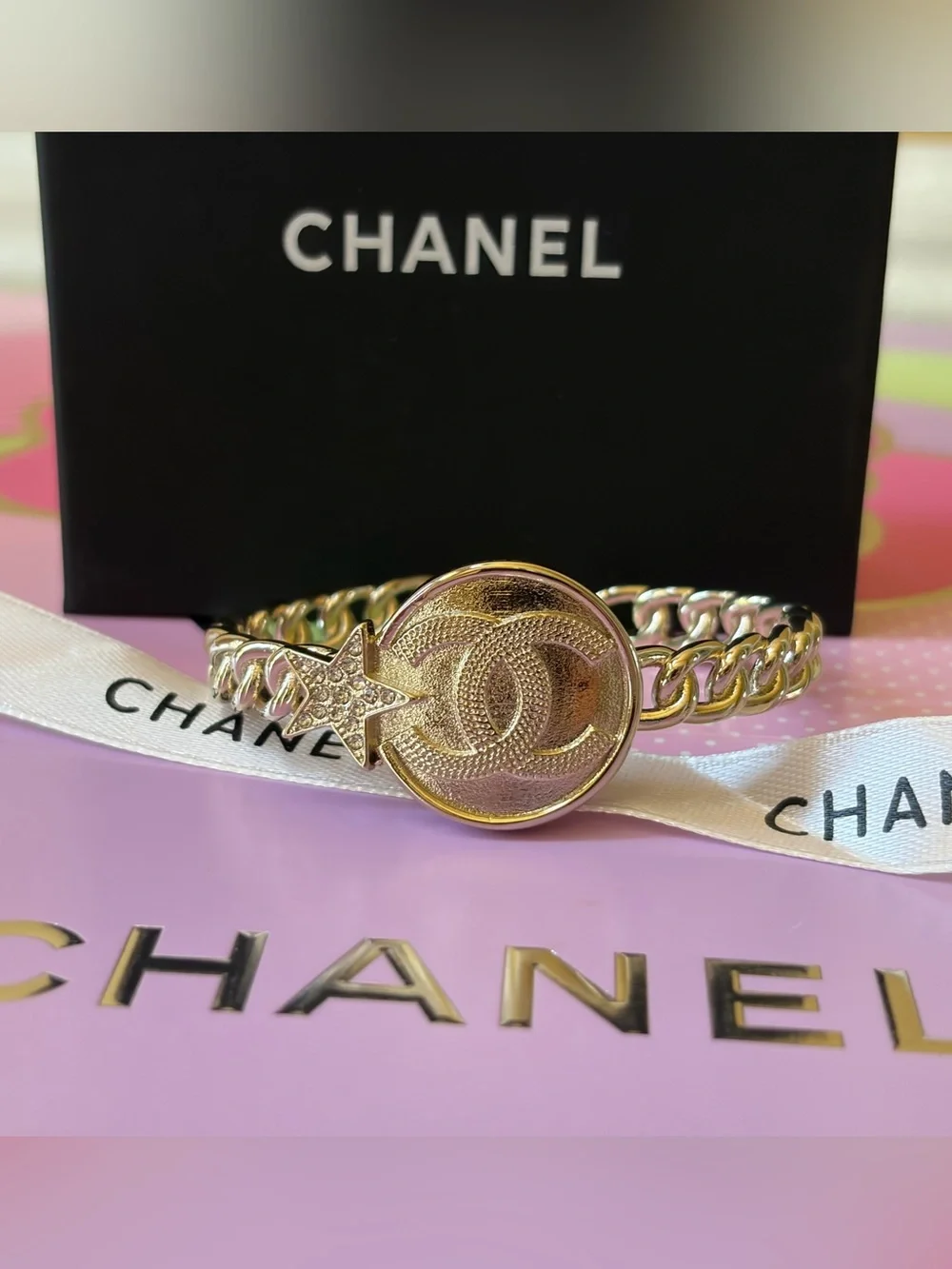 Chanel Gold  Bangle Bracelet